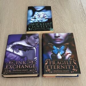 Melissa Marr Book Set - Wicked Lovely, Ink Exchange, and Fragile Eternity